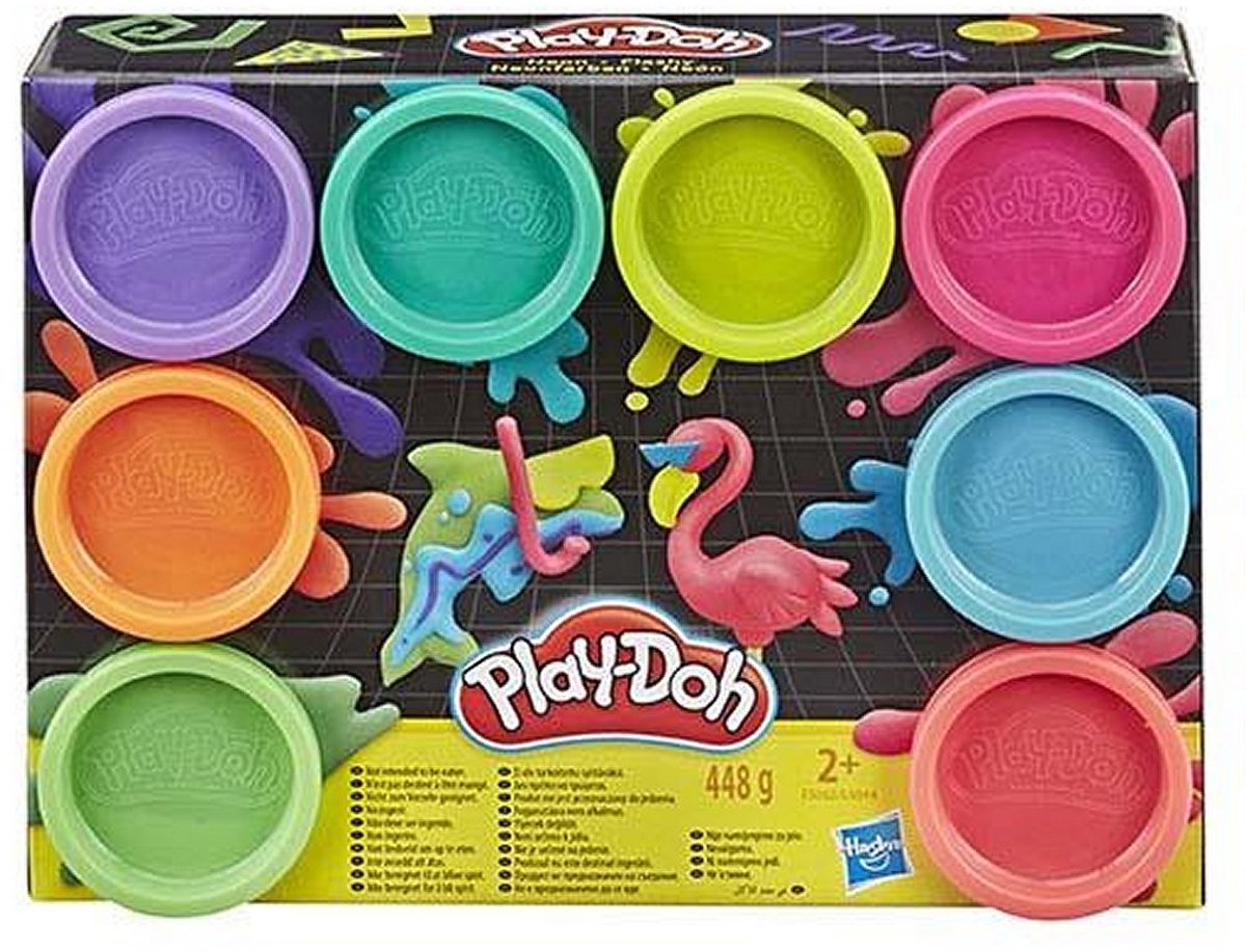 Play-Doh 8 Pack - Boetseerklei - Felle Kleuren — afbeelding 9