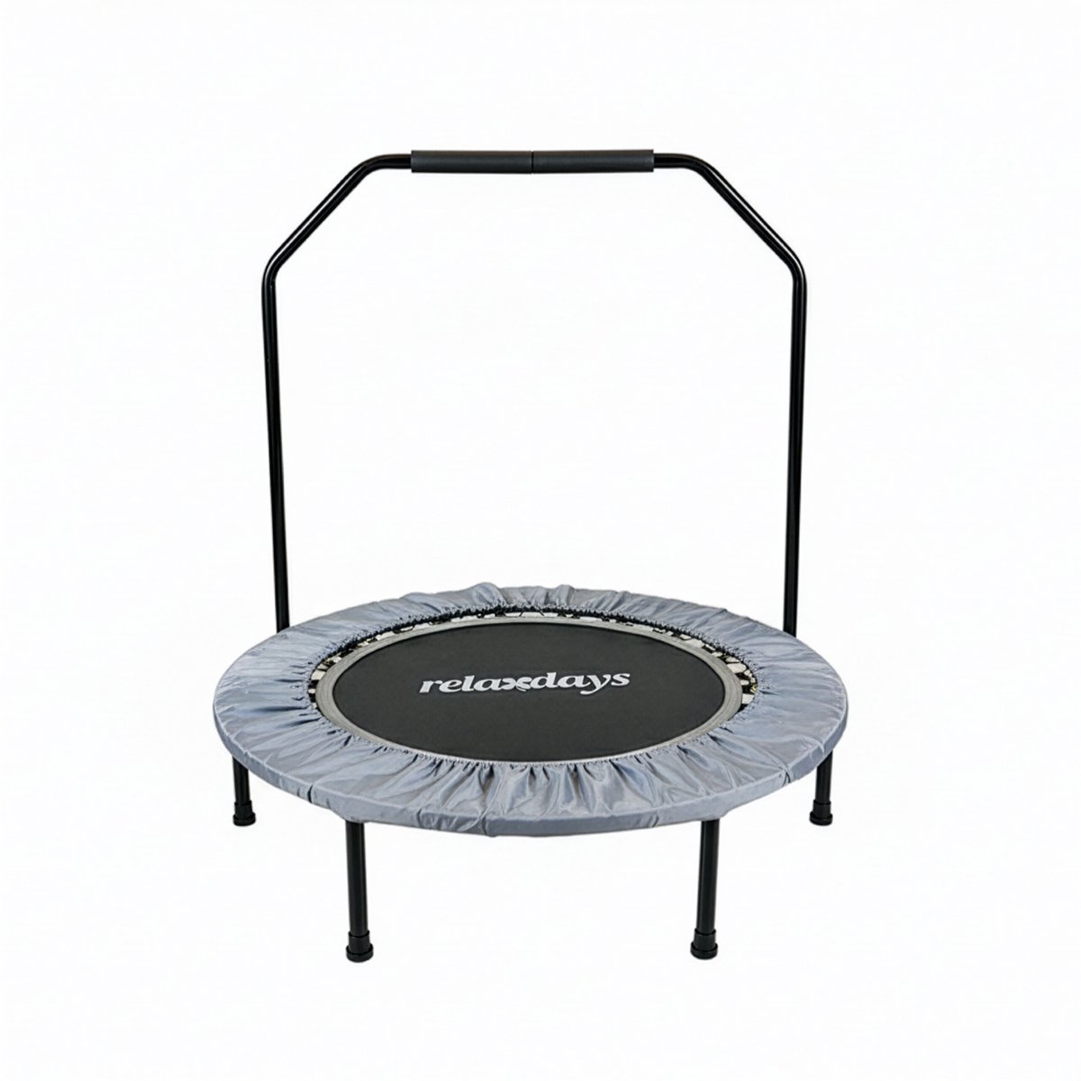 Fitness trampoline - Ø102 cm - opvouwbaar - grijs