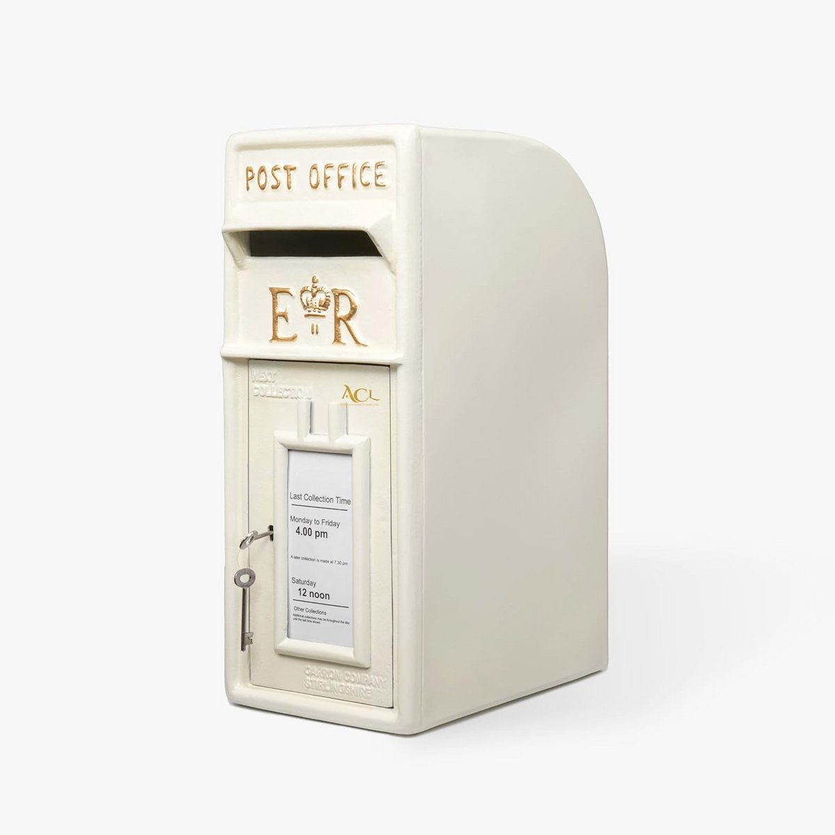 Zwarte Wand Gemonteerde Mailbox met Slot – Duurzame Postbus van Gietijzer