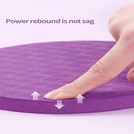 Yoga Knie Pad 2pcs - Anti-slip Foam Kussen voor Comfort en Ondersteuning — afbeelding 4