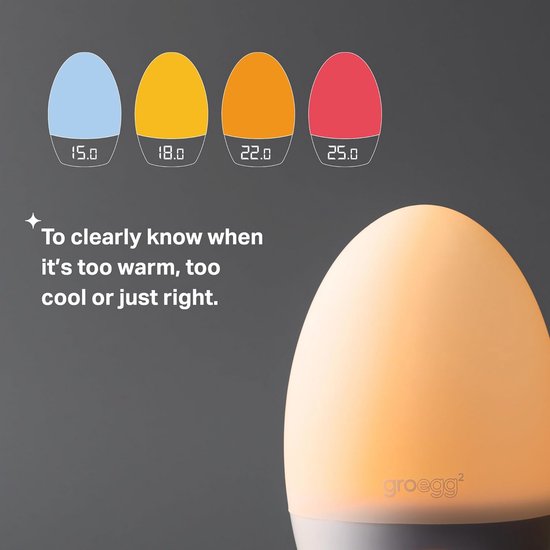 Digitale Kleur Veranderende Kamerthermometer en Nachtlampje van Merkloos — afbeelding 3