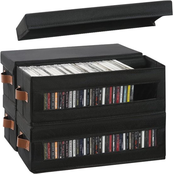 Cd opbergdozen CD/DVD-opbergdozen Kantoorartikelen