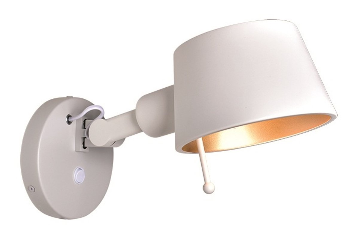 Freelight Wandlamp Sovrano Wit Kort 1 Lichts