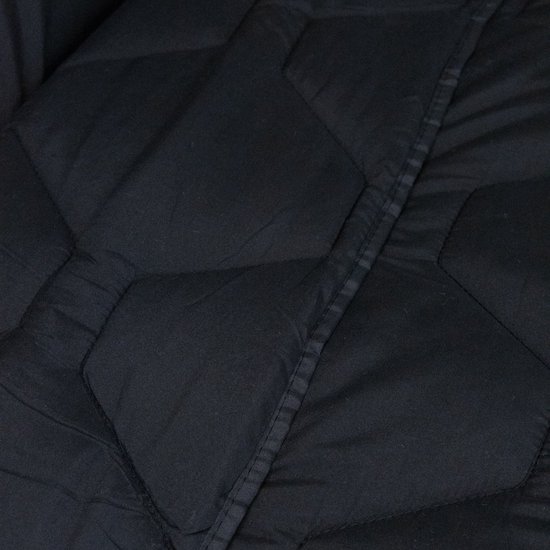 HappyBed Couette toute l'année simple 200x200 - Double - Couette lavable sans housse - Imprimée sans housse - Couette sans housse avec impression - Noir