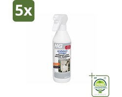 5 x HG Grafsteenreiniger 500 ml - Grootverpakking - Grafsteenreiniger - Natuurstenen Reiniger - Reiniging Grafsteen - Schoonmaken Grafsteen - Marmeren Reiniger