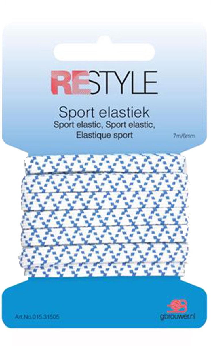 Restyle Sport Elastiek 6 mm x 7 meter