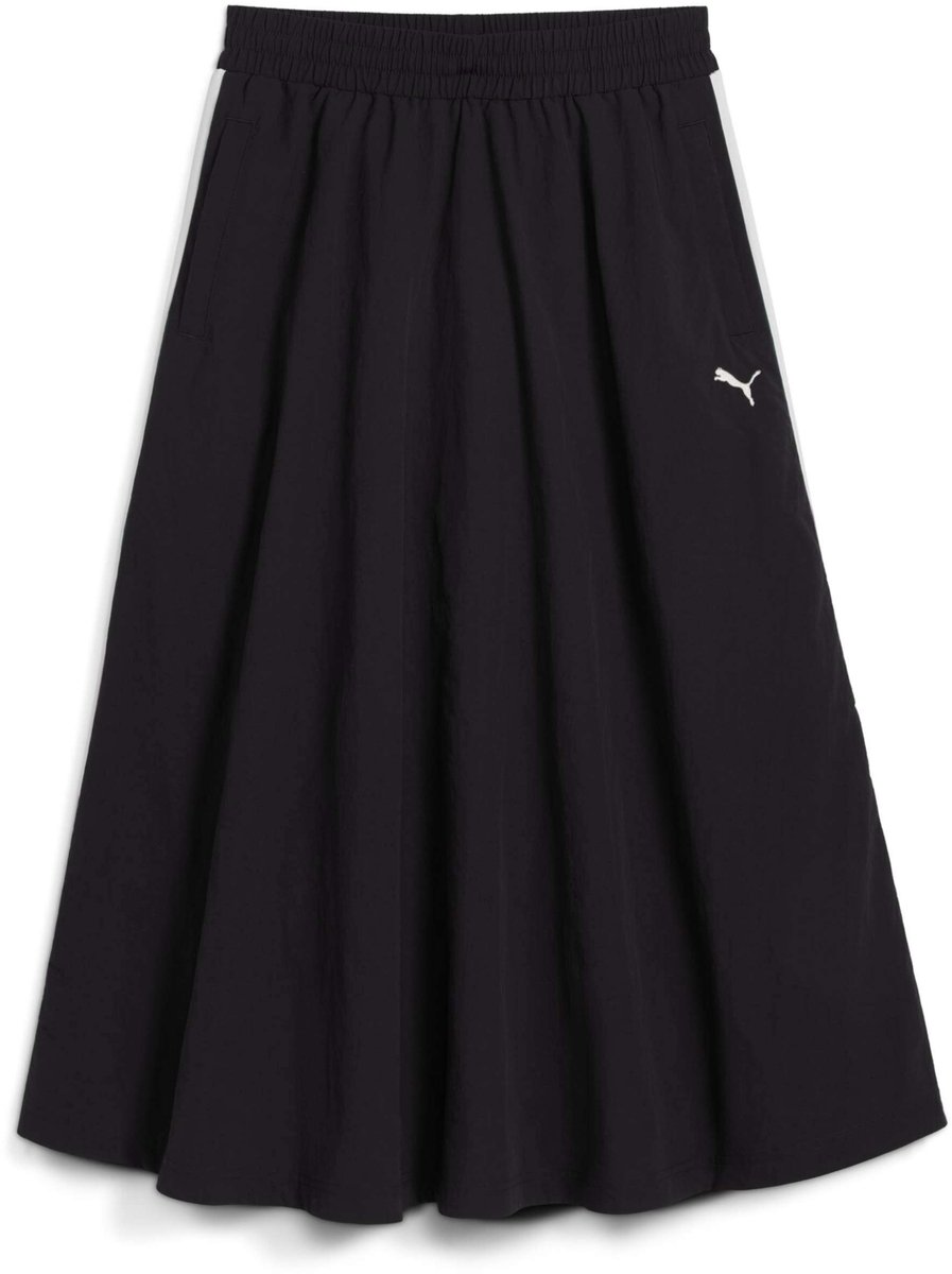 Vrouwenrok Puma T7 Midi Zwart