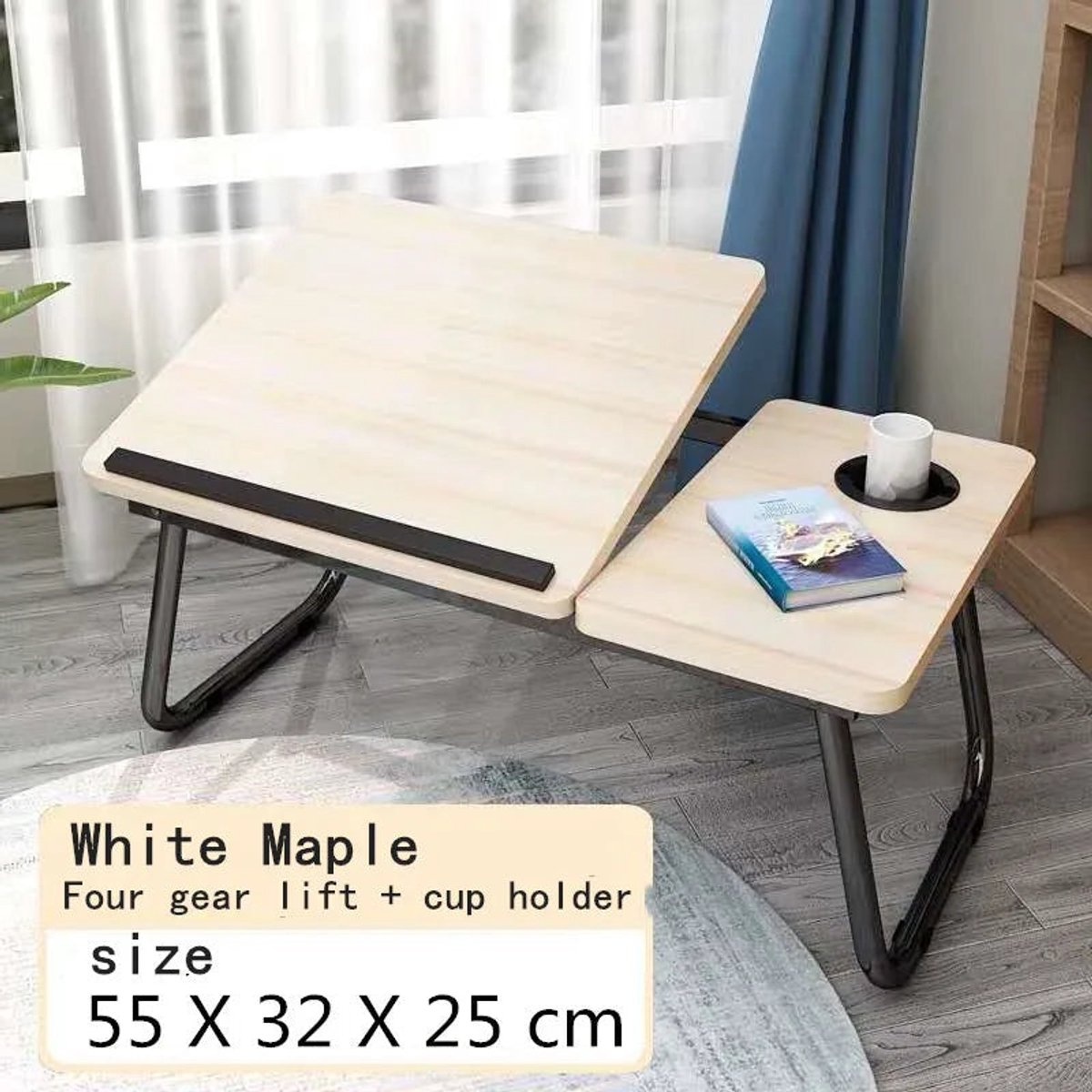 Laptop Serie - Computertafel - Met Ventilator - Opvouwbaar - Verstelbaar - Voor Bed en Bank