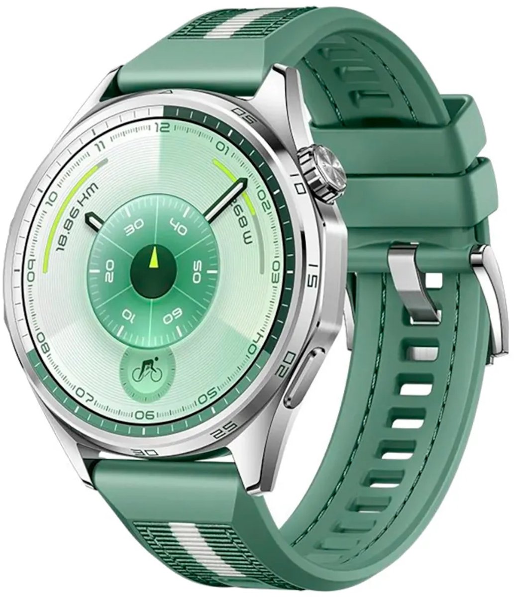 Bol.com Huawei WATCH GT 6 46mm Groen | 21-Daagse Batterijduur - Nauwkeurige GPS- en Hartslagmeting - Innovatieve Pro-niveau Fiet... aanbieding
