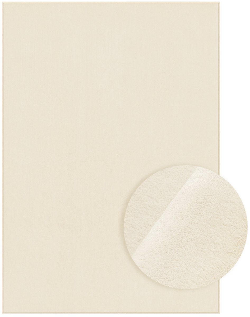 Vloerkleed – Antislip – 160 x 230 cm – Cappuccino Beige
