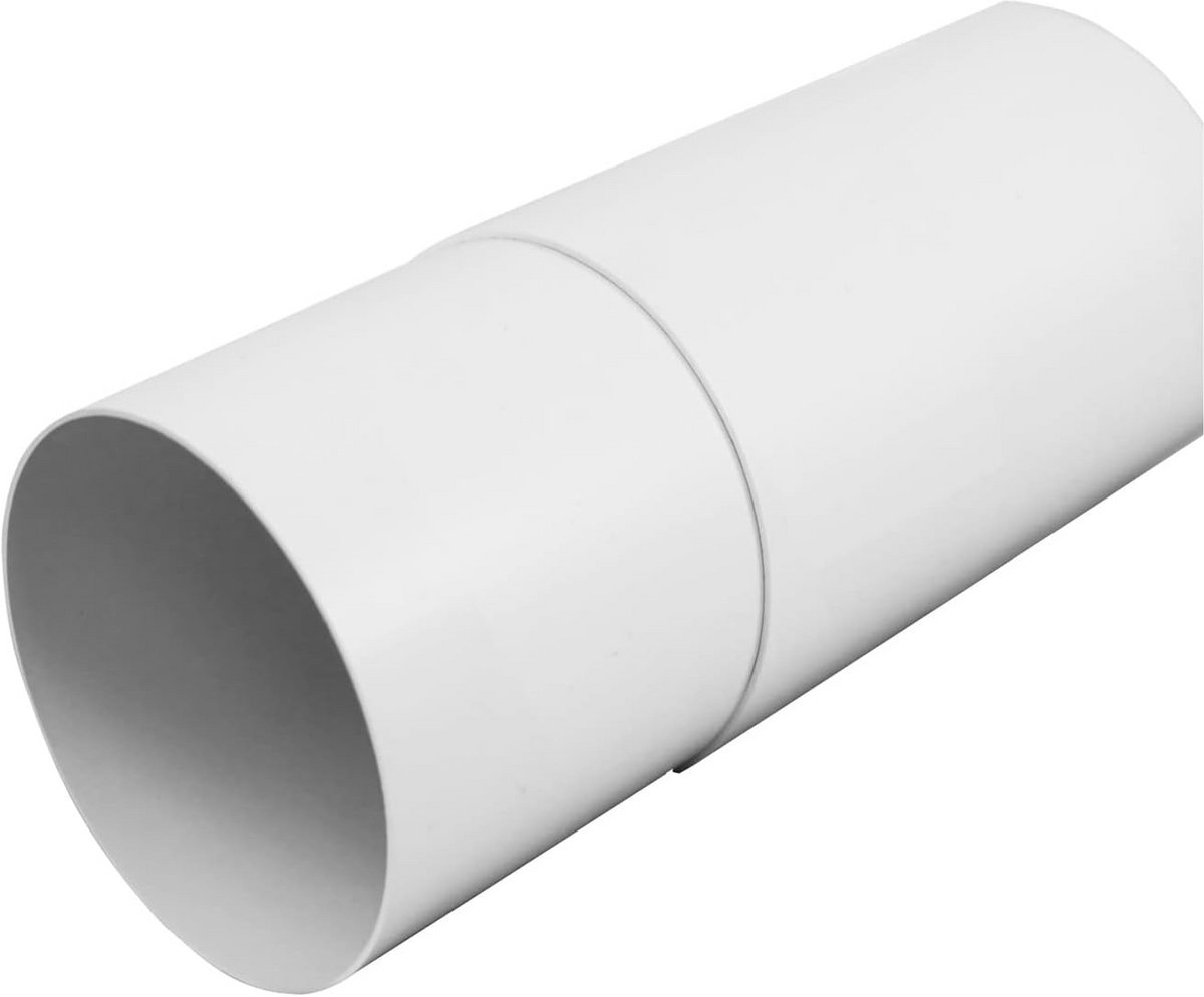 Telescopische Ventilatiebuis Wit Ø 150 mm Rond Kanaal 300-500 mm
