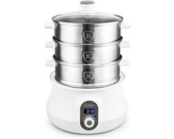 RVS Stoompan en Couscouspan met Receptenboek - 9 Liter Capaciteit