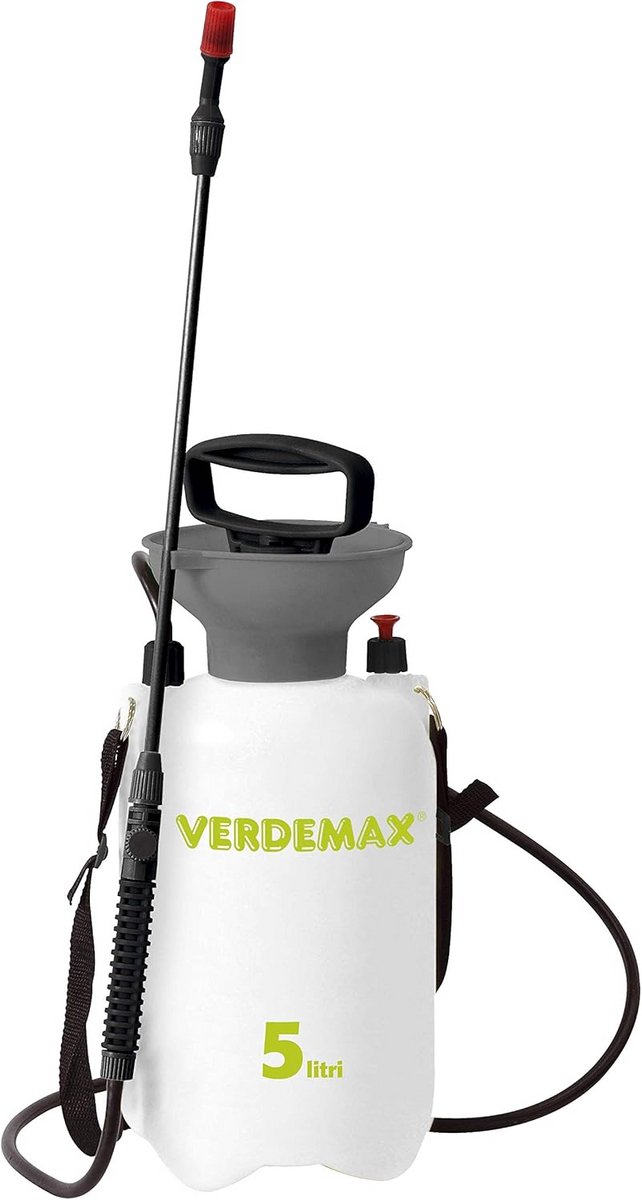 Professionele Druksproeier - Tuinsproeier - Planten Verzorgen - Glasvezel Sproeier - 5 Liter - Wit