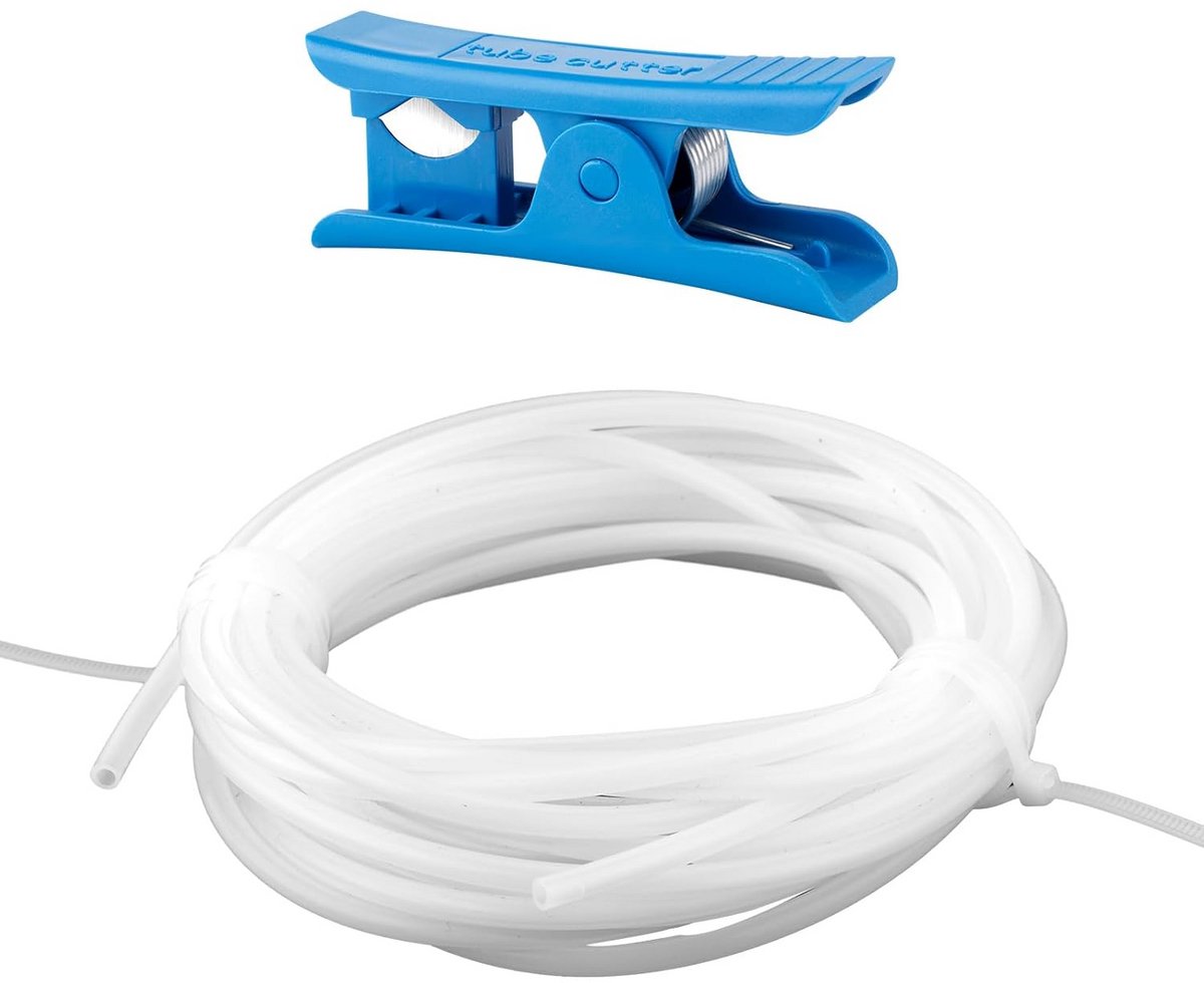 10m PTFE Teflon Buis (ID 2,5mm OD 4mm) met Snijder voor 3D-Printer Extruders