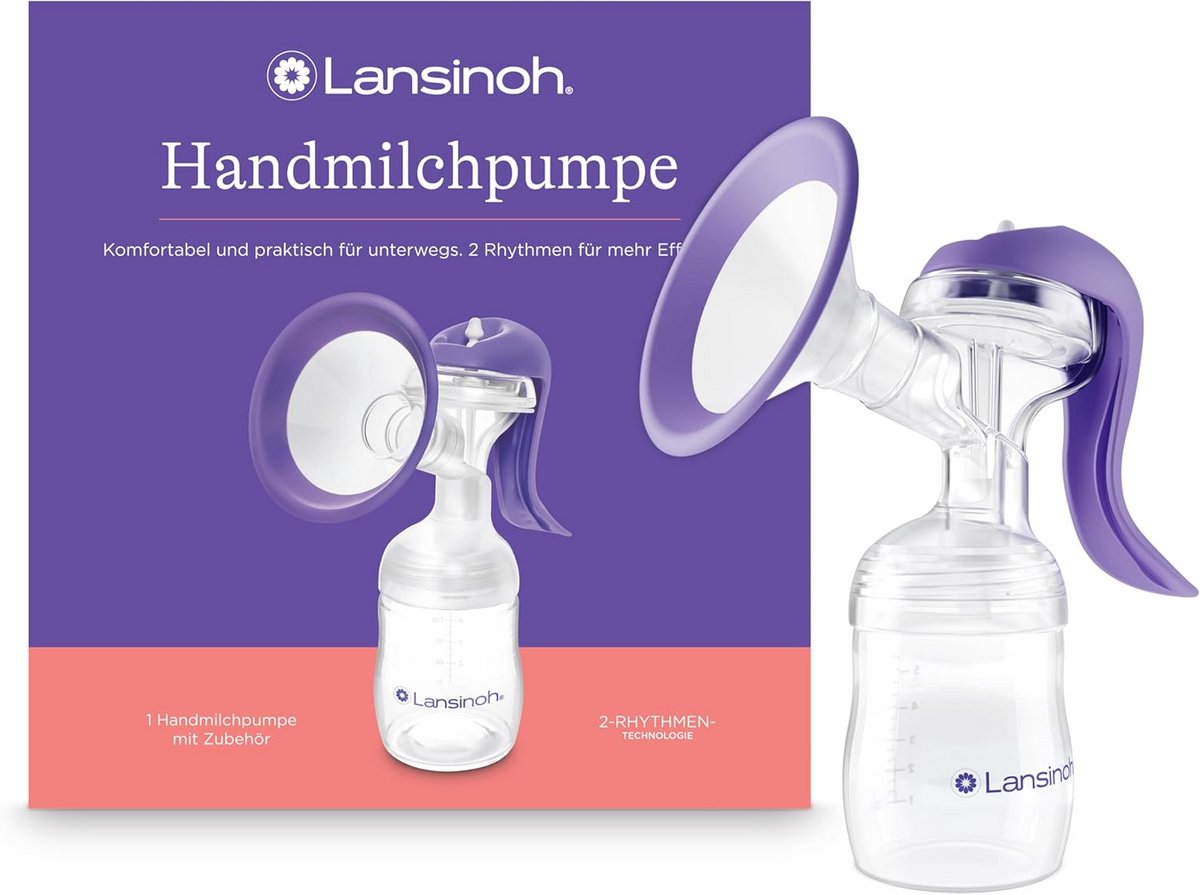 Handmatige Borstkolf - Stil en Licht Afkolven Onderweg - Ergonomische Pomp met 2-Fasen Technologie