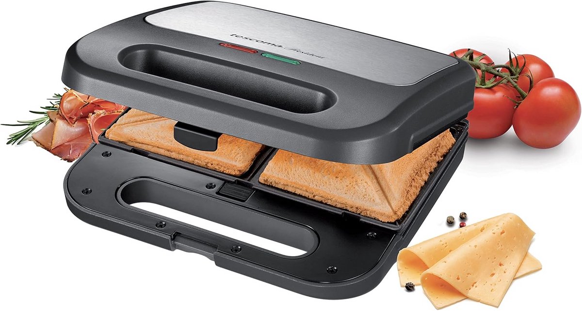 3-in-1 Tosti IJzer en Wafelijzer - Panini Maker voor Broodjes en Meer