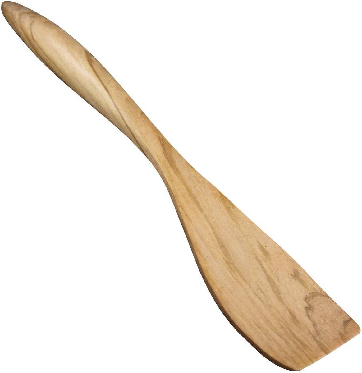 Olijfhouten Spatel 32 cm - Handgemaakt, Beige Keukengerei