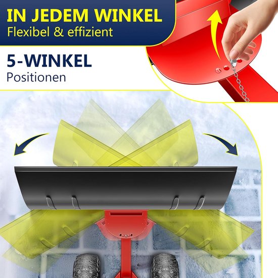 Sneeuwschep van onbreekbaar kunststof met groot blad, tot -30°C
