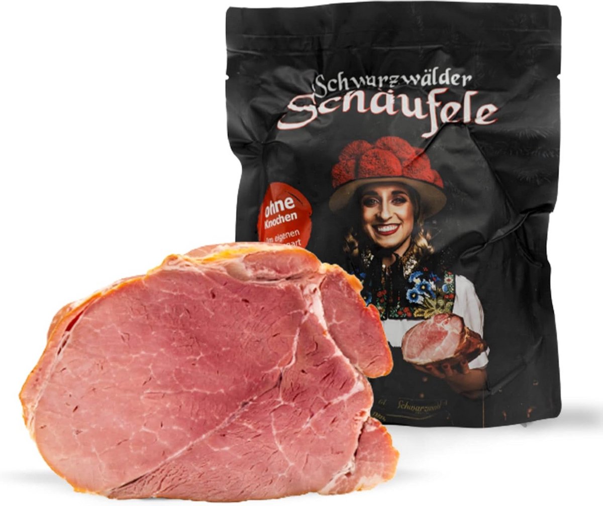Schwarzwälder Schäufele 700g - 800g in kookzak - zonder been - in eigen sap - zonder koeling