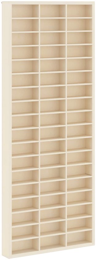 vidaXL - Vitrine - avec - rangement - Marron - 30 - x - 4,5 - x - 75 - cm - Finition - bois