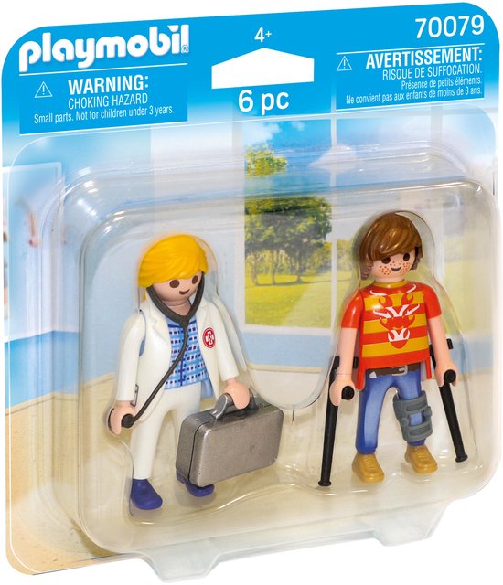 PLAYMOBIL DuoPack Dokter en patiënt - 70079