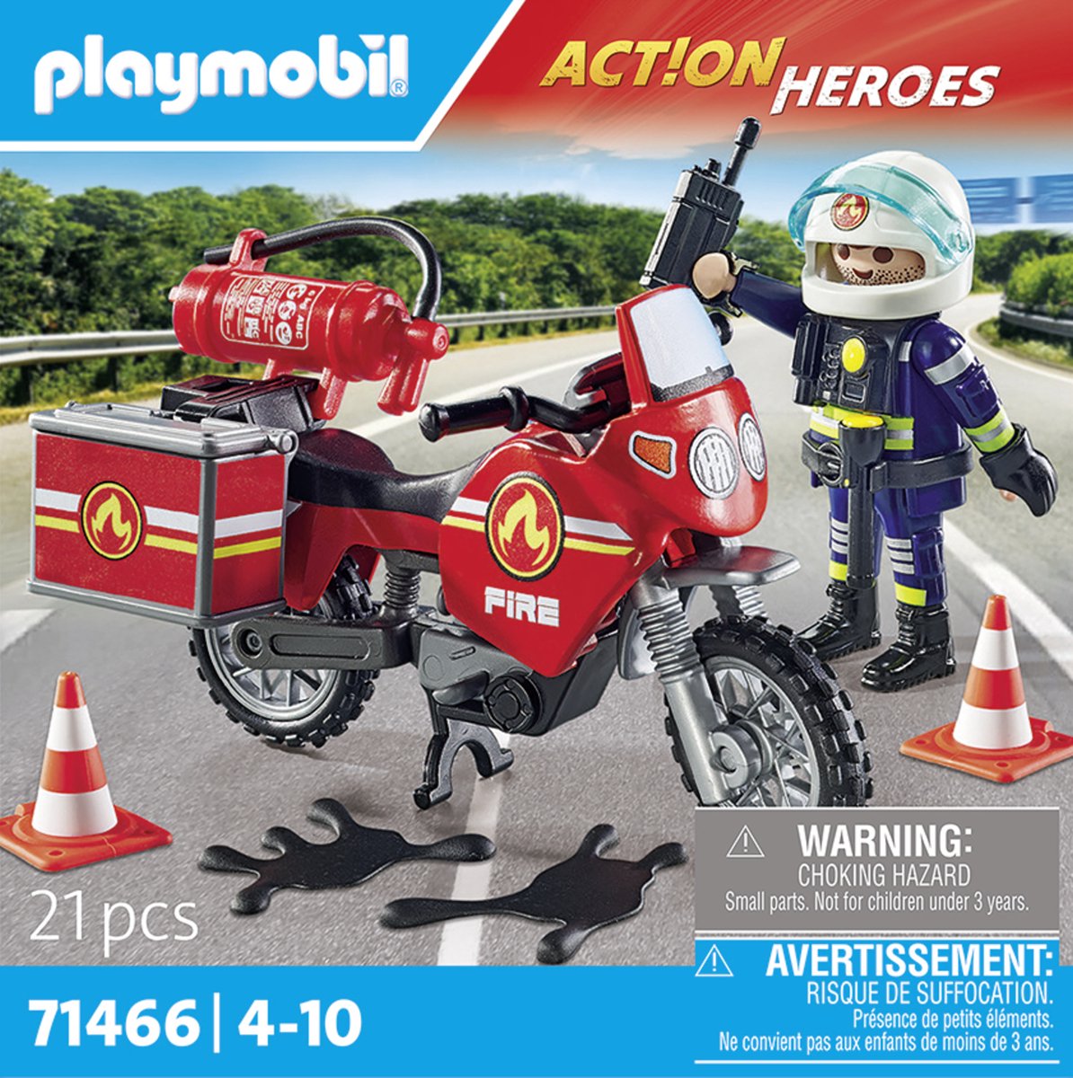PLAYMOBIL Action Heroes Brandweer op de plaats van het ongeval - 71466 — afbeelding 12