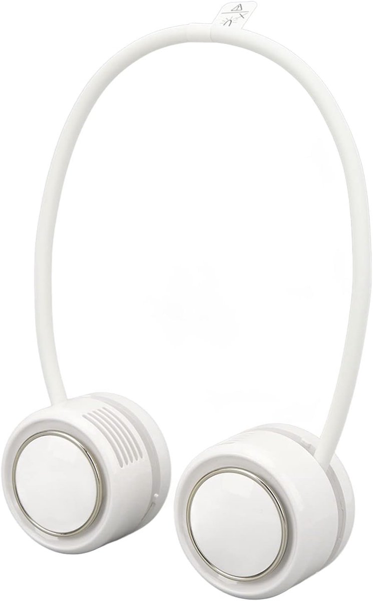 Vouwbare Nek Hangende Ventilator - 3 Snelheden - Stil - 3 Fases - Wingless - 1600mAh - Voor School