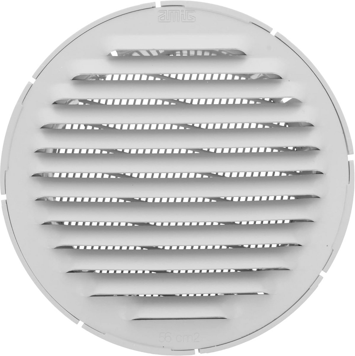 Ventilatierooster met Muggennet voor Ventilatie in Keuken en Badkamer - Ø 8 cm