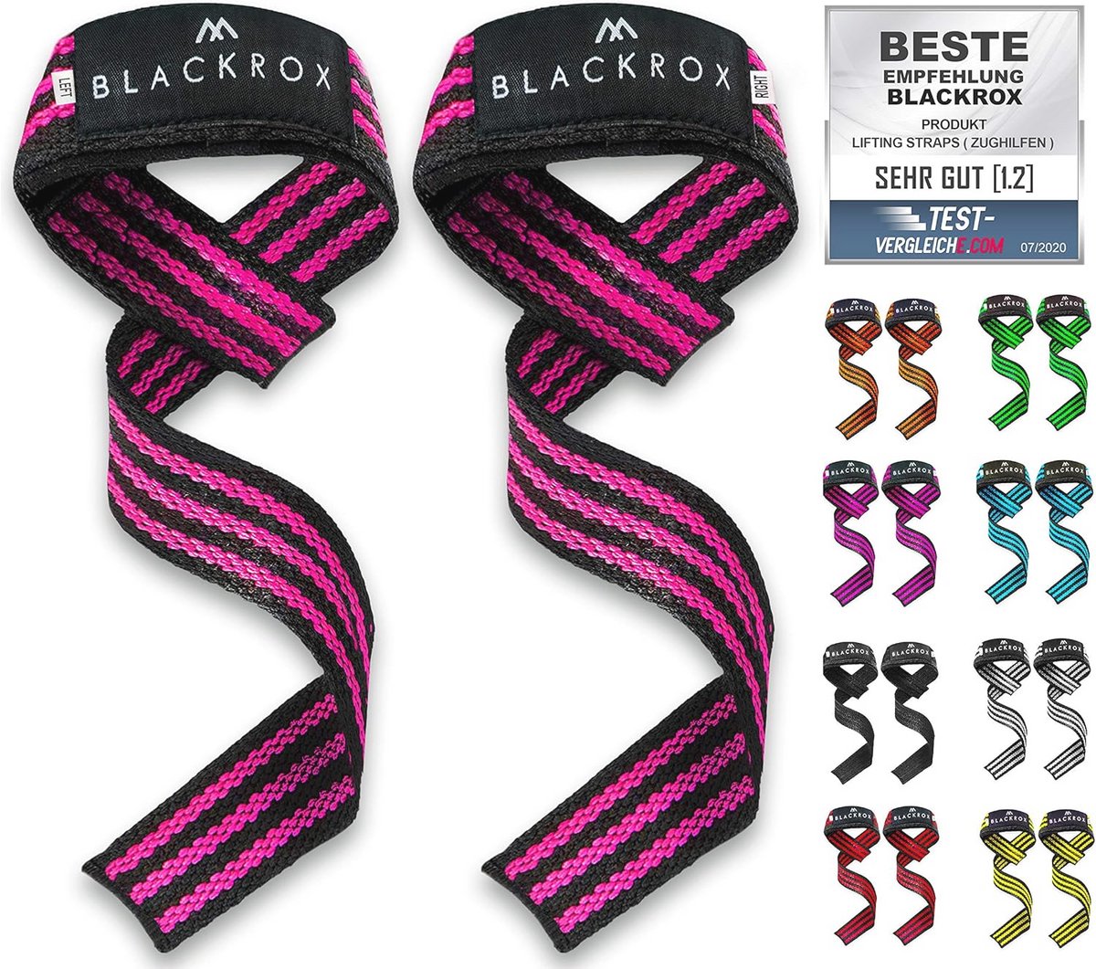 Gevoerde Lifting Straps voor Bodybuilding en Krachttraining - Perfecte Grip voor Deadlifts en Fitness
