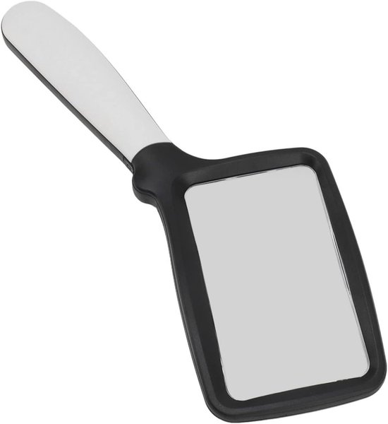 Vergrootglas met LED verlichting en 3x vergroting, kleur zwart