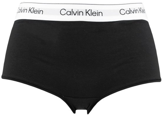 Boxer noir en coton modal Calvin Klein Icon pour femme