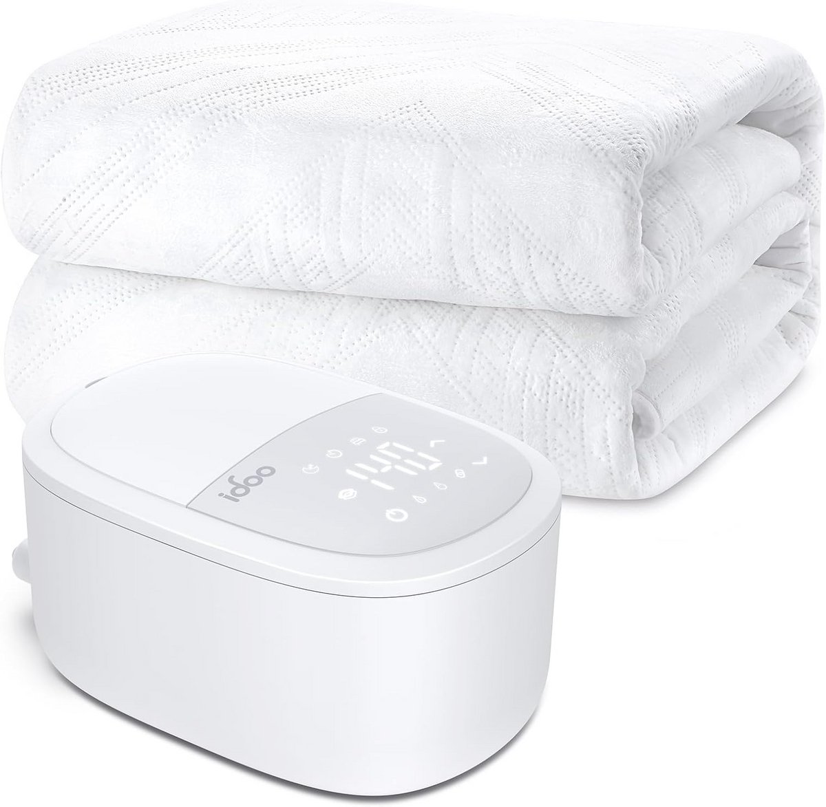 Waterverwarmde Matrassen Topper voor Queen Size - Elektrische Matrasbeschermer zonder EMF Straling met 12U Timer