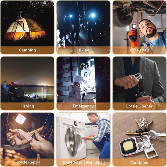 5 Stuks V16 Nood-LED-Zaklampen, en Gele Waarschuwingslampen 5 Stuks V16 Nood-LED-Zaklampen, en Gele Waarschuwingslampen