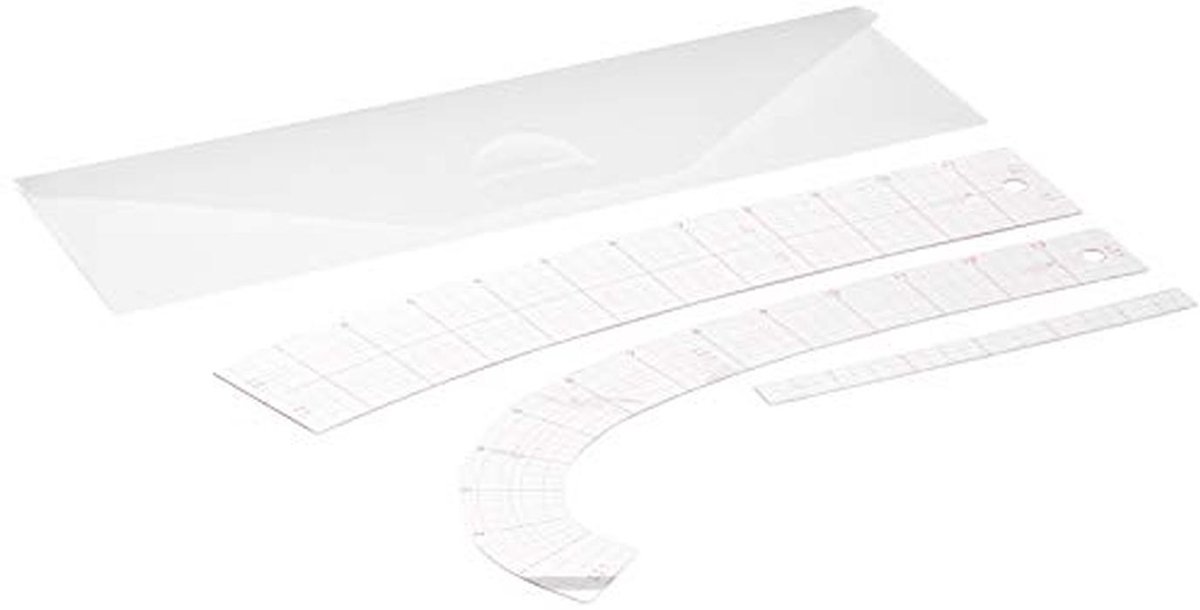Curve Ruler Set for Sewing and Fashion Design - 3 Pack