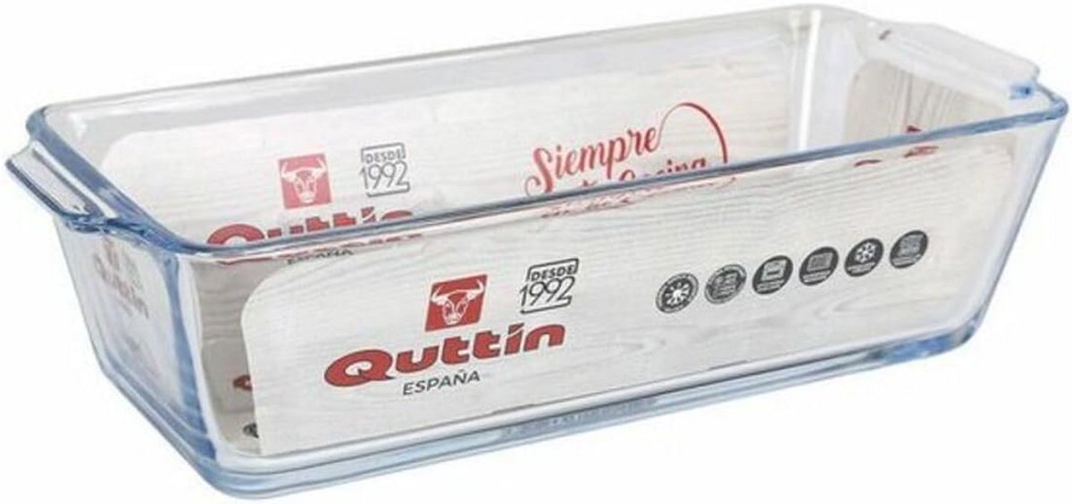 Glazen Terrine Schaal Rechthoekig 23x10x6 cm - 825 ml