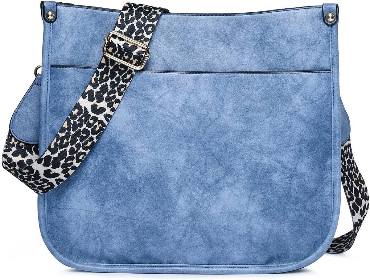 Dames Schoudertas PU Leer Schoudertas Handtas Crossbody Tas met Meerdere Vakken