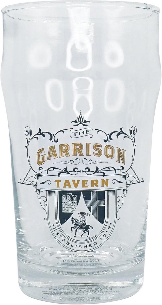 Peaky Blinders Pintglas met Garrison Tavern Logo - Perfect voor Koude Drankjes