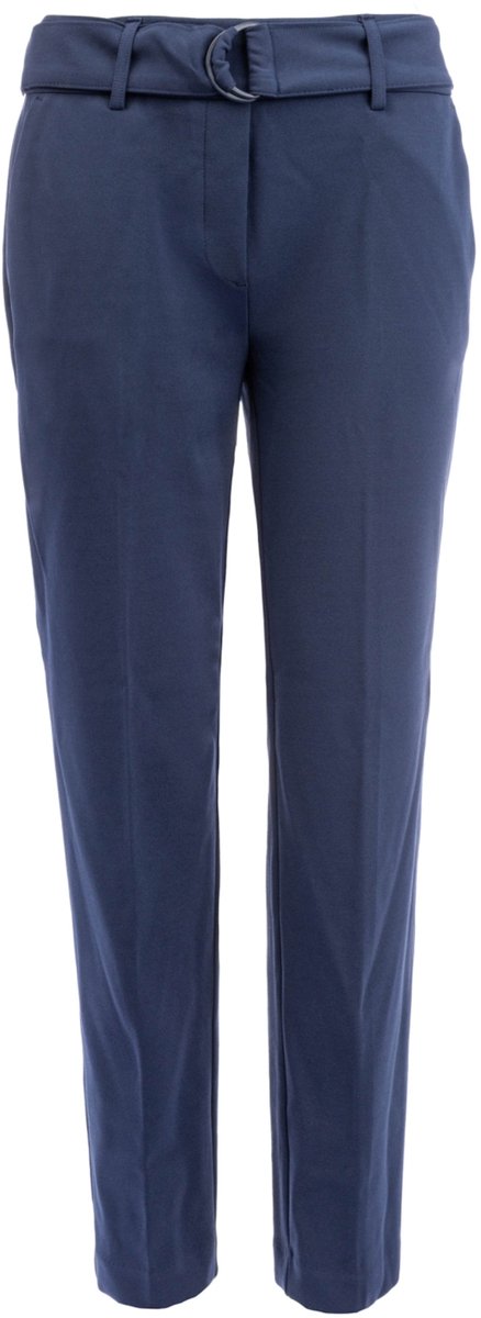 NED Broek Jillian Crepe Woven Elastan 26s2 U245 02 Marine Dames Maat - S