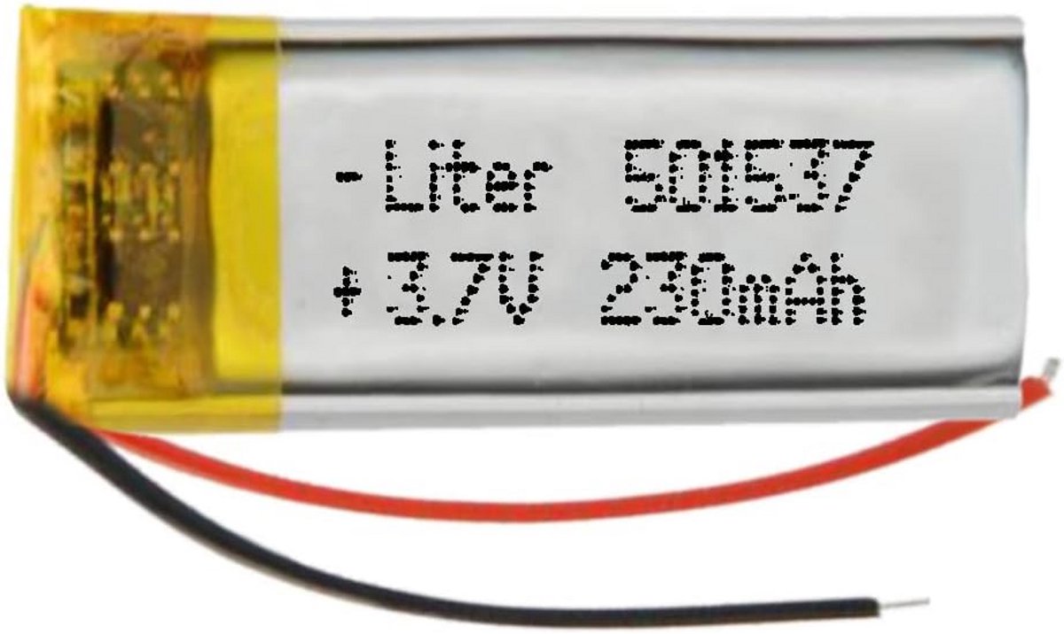 Oplaadbare LiPo Batterij 3.7V 230mAh met PCM Bescherming voor Elektronica