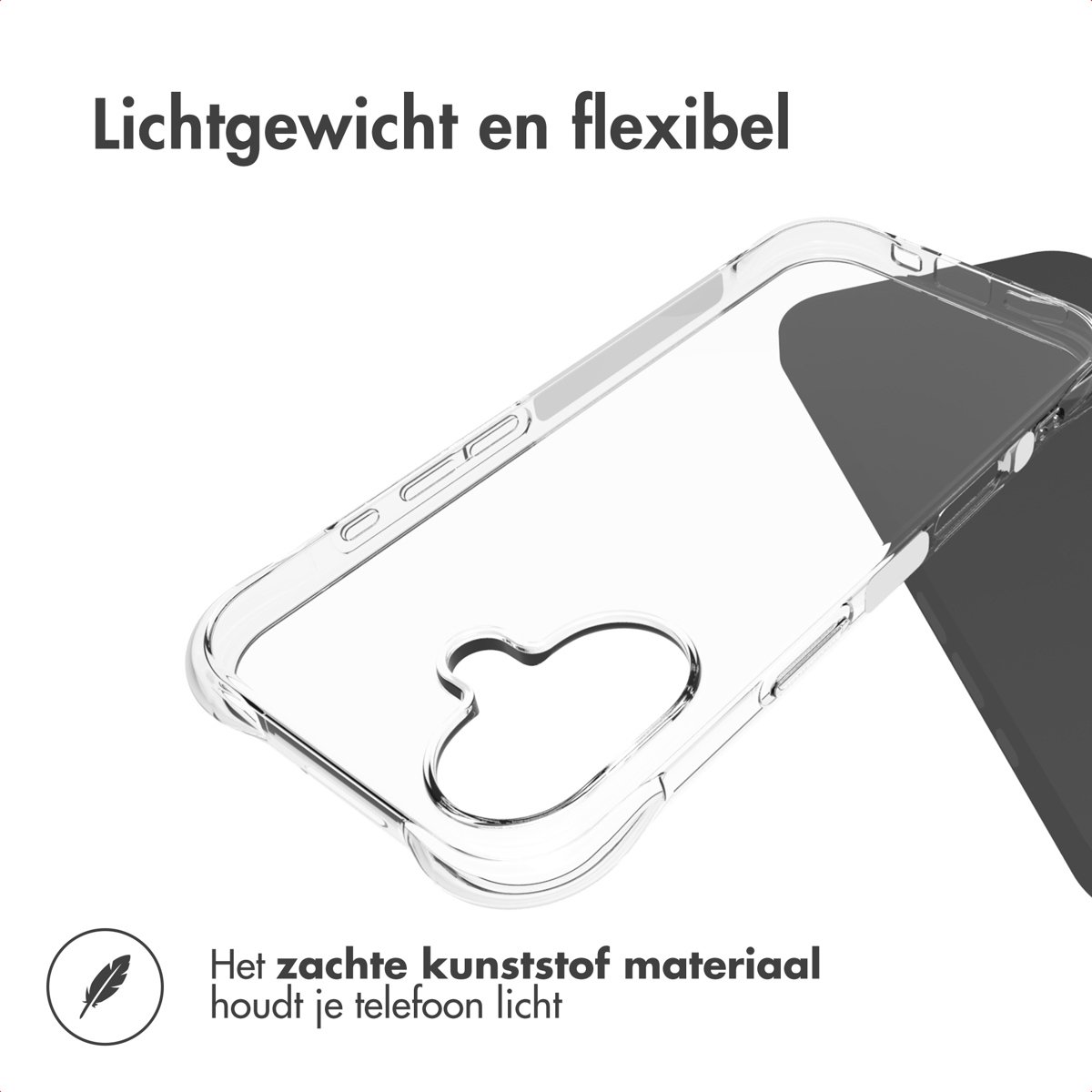 imoshion Hoesje - Geschikt voor Apple iPhone 17 - Shockproof Case - Transparant — cadeau in Cadeau-ideeën - foto 5