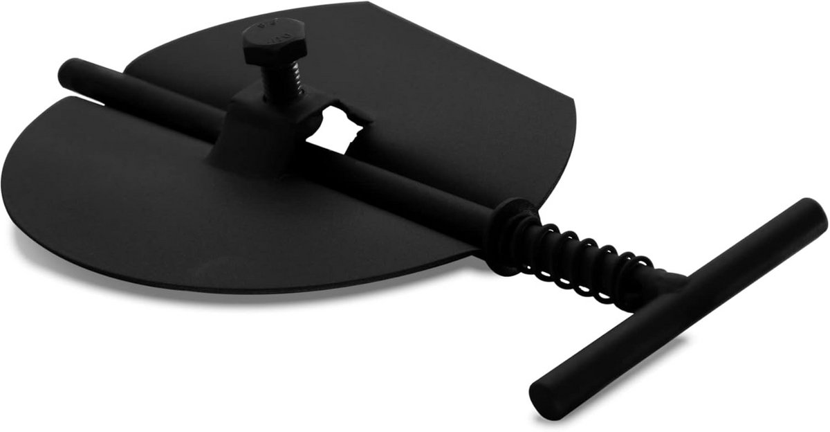 Zwarte Kachelpijp Smoorklep Ø 120 mm voor Betere Trekregeling