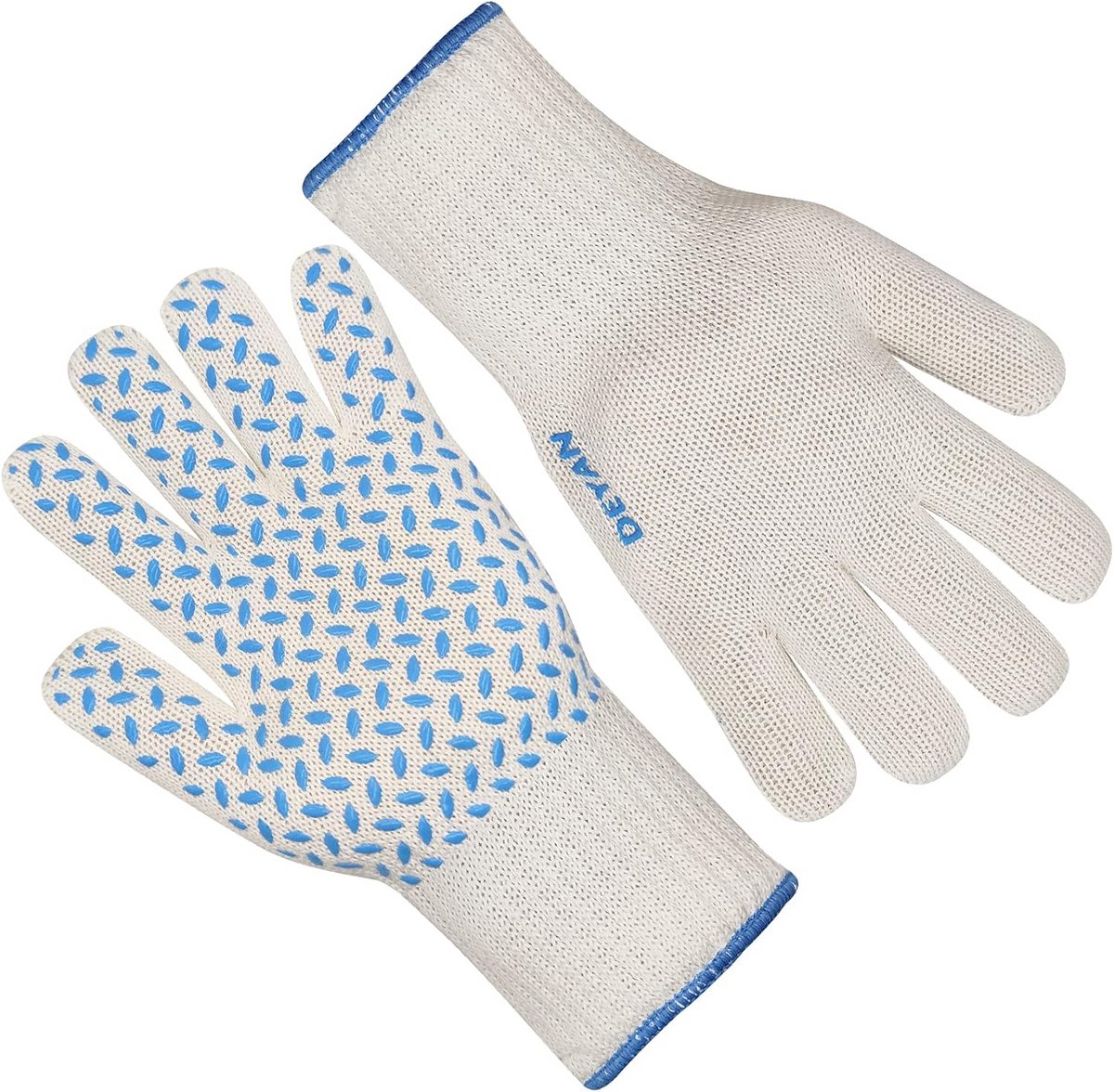 Hittebestendige Ovenhandschoenen & BBQ Grillwanten - Met Antislip Silicone Grip - Extra Lang & Wasbaar