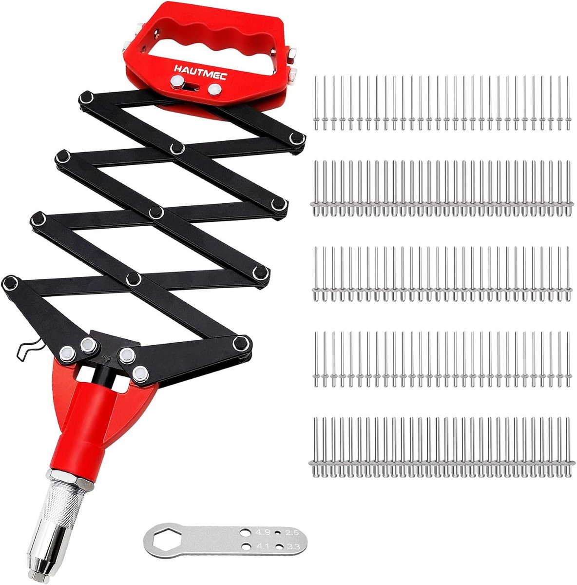 Popnageltang Set Met 150 Sterke Blinde Klinknagels voor Mechanische Klussen