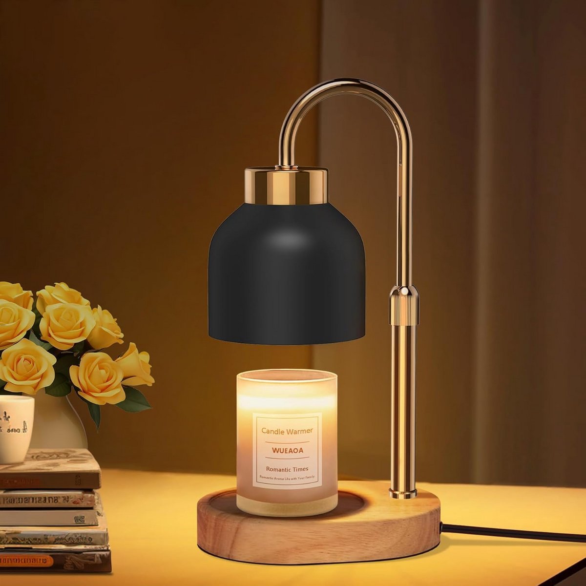 Geurbrander Lamp met Timer en Dimfunctie – Elektrische Wax Warmer voor Geurwax