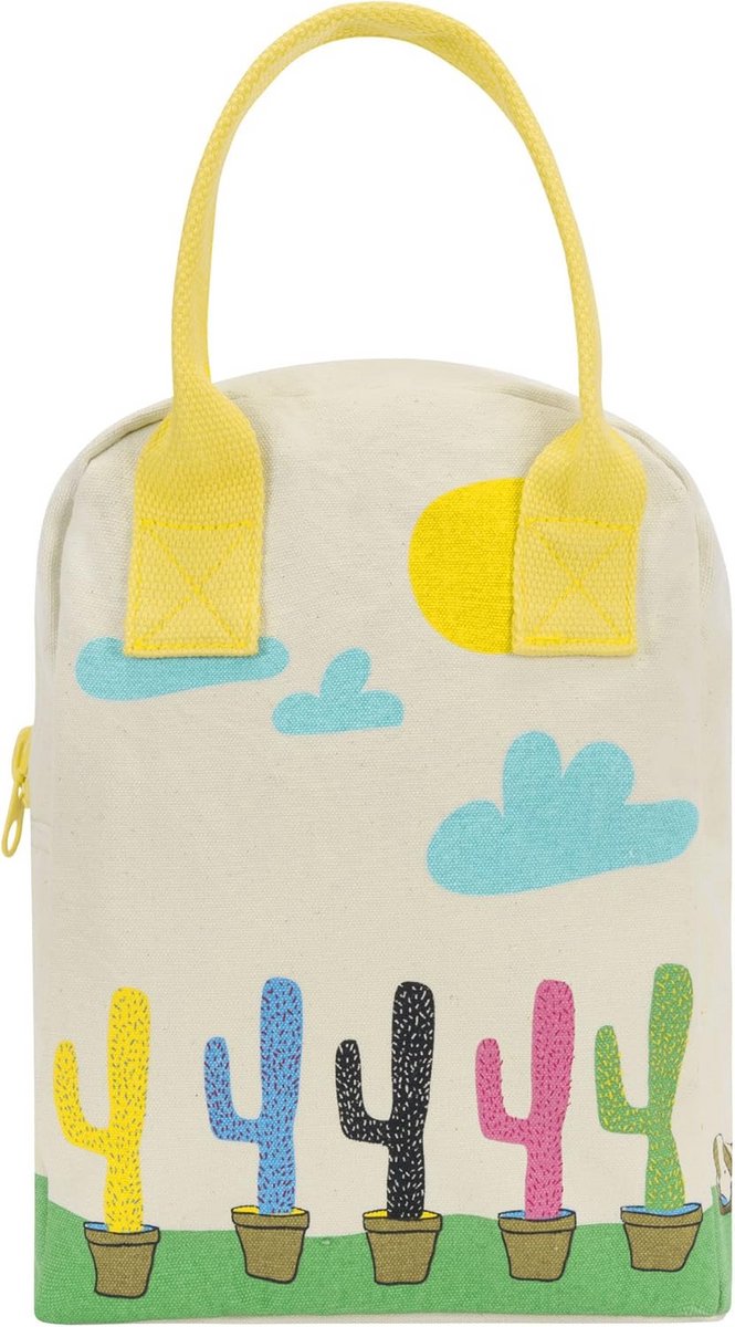 Fluf Zipper Lunchtas - Biologisch Katoen