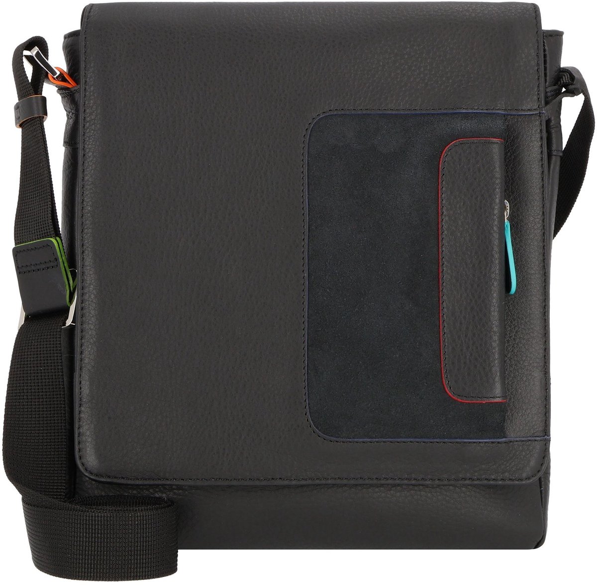 Mywalit Schoudertas leer 22 cm - Dames - black/pace