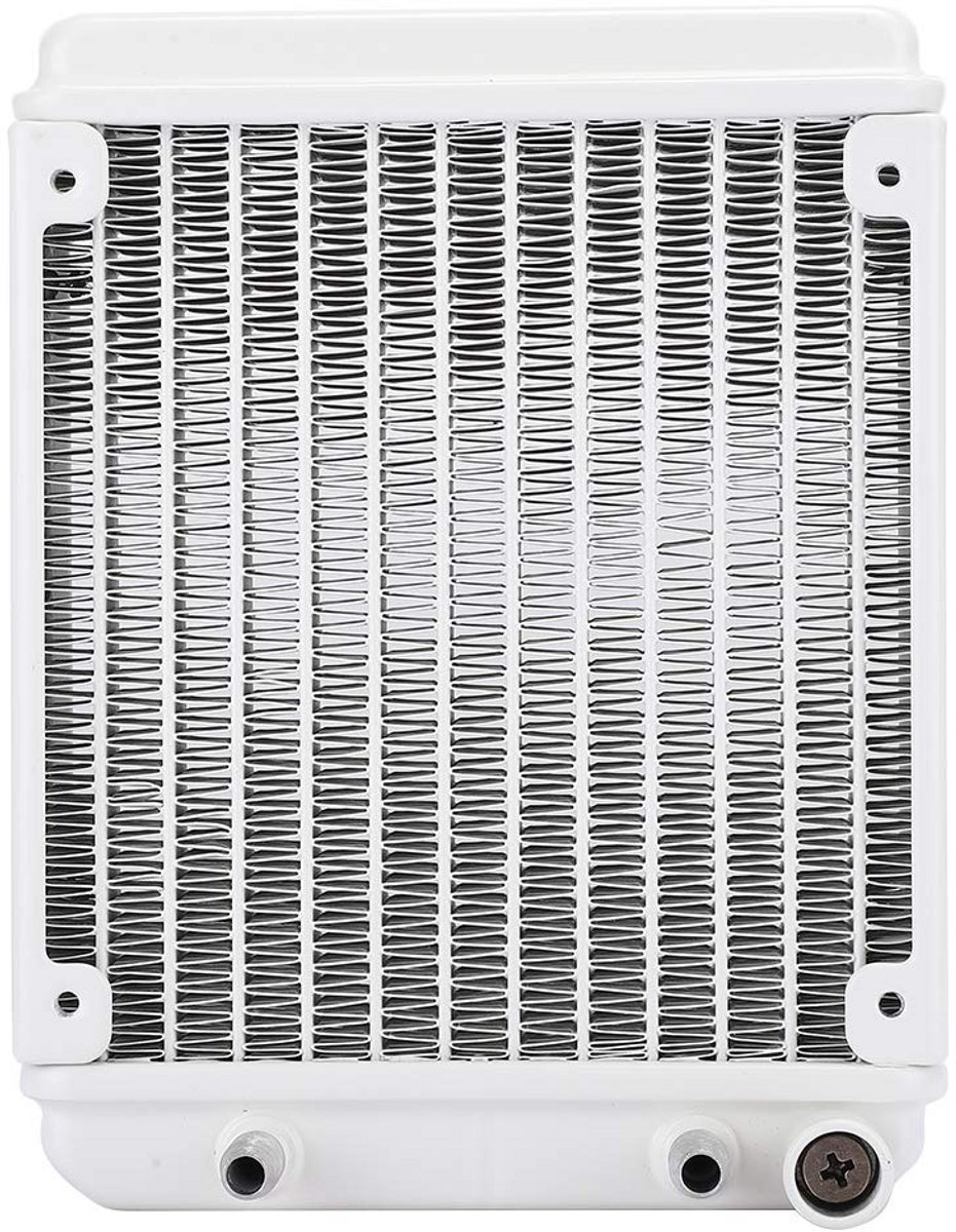Aluminium Waterkoeler Radiator 12 Pijpen G1/4 - Efficiënte CPU Waterkoeling Heatsink