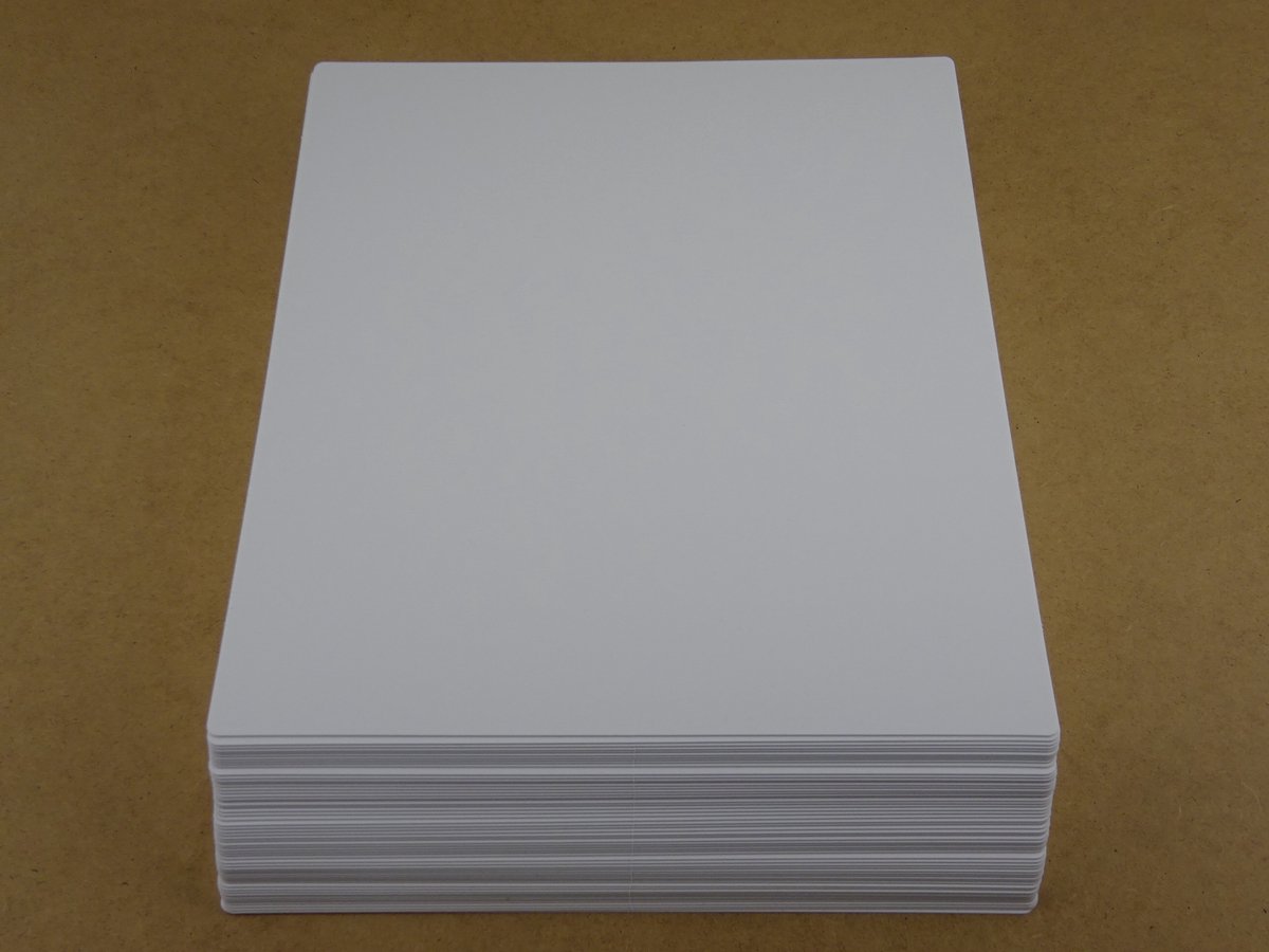 10 Stuks LP tussenschotten wit (TOP KWALITEIT!), sorteer jou vinyl platen collectie op alfabet, naam, genre,.. - Dividers, klasseren, sorteren, scheidingsschotten, platenhoezen, opbergen, LP hoezen