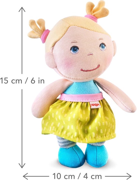 Haba Knuffelpop Talisa Junior 16 Cm Katoen/polyester van HABA. — afbeelding 4