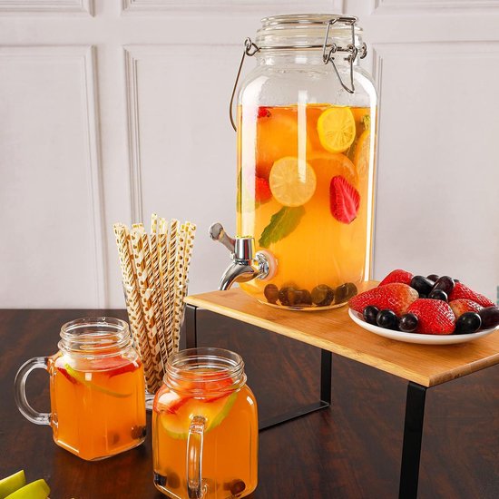Livarno home glazen drank dispenser aanbieding bij Lidl
